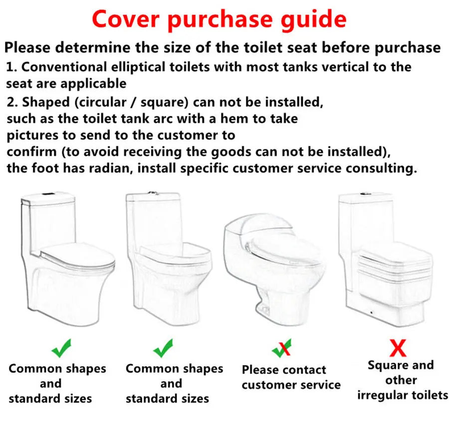 FOHEEL Smart Toilet Seat Bidet Seat Electronic Toilet Seat Air Drying Seat Heating Functions Black Remote Control Square Seat