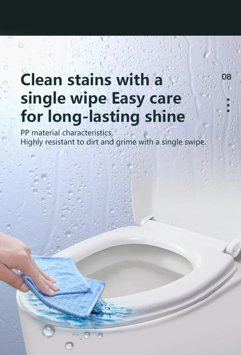 Household Toilet Seats Cover Toilet Accessories Seats Quiet-Close Toilet Lid Toilet Seats Countoured Seats Toilet Hardware