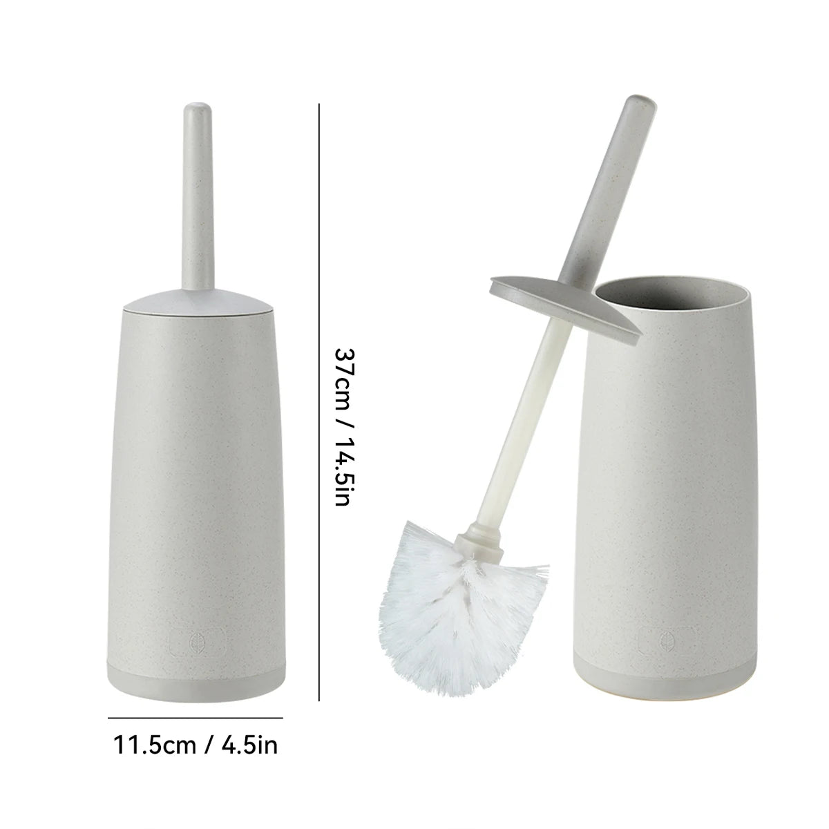 WORTHBUY Plastic Toilet Brush With Standing Base Long Handle Toilet Cleaning Brush For WC Bathroom Accessories Cleaning Tools
