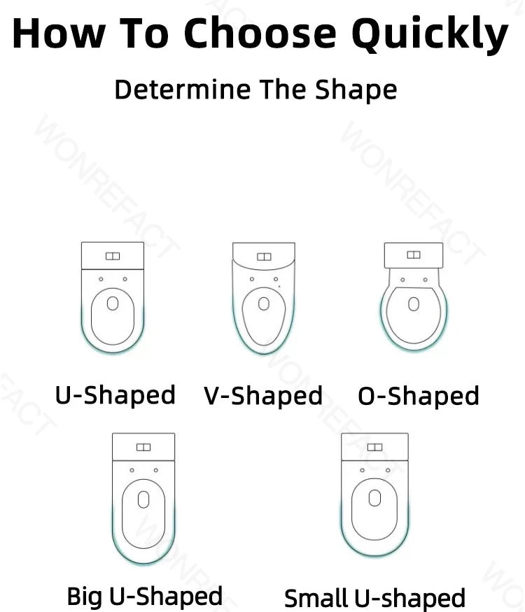 Bathroom Toilet Lid Easy Installation Widened Arc Toilet Lid Round Toilet Seat Elongated Oval Seat Silent Closed Seat(White)