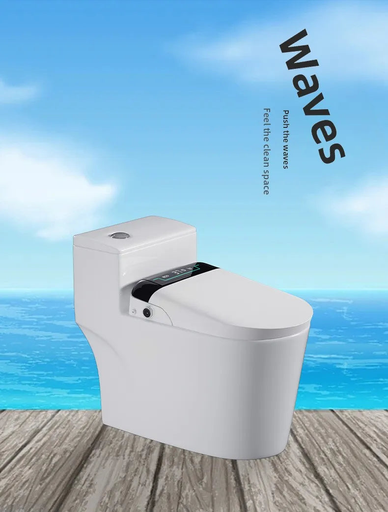Smart Toilet Seat Cover Auto Flip Heating 110V 220V Bidet Dryer UV Shape for Home