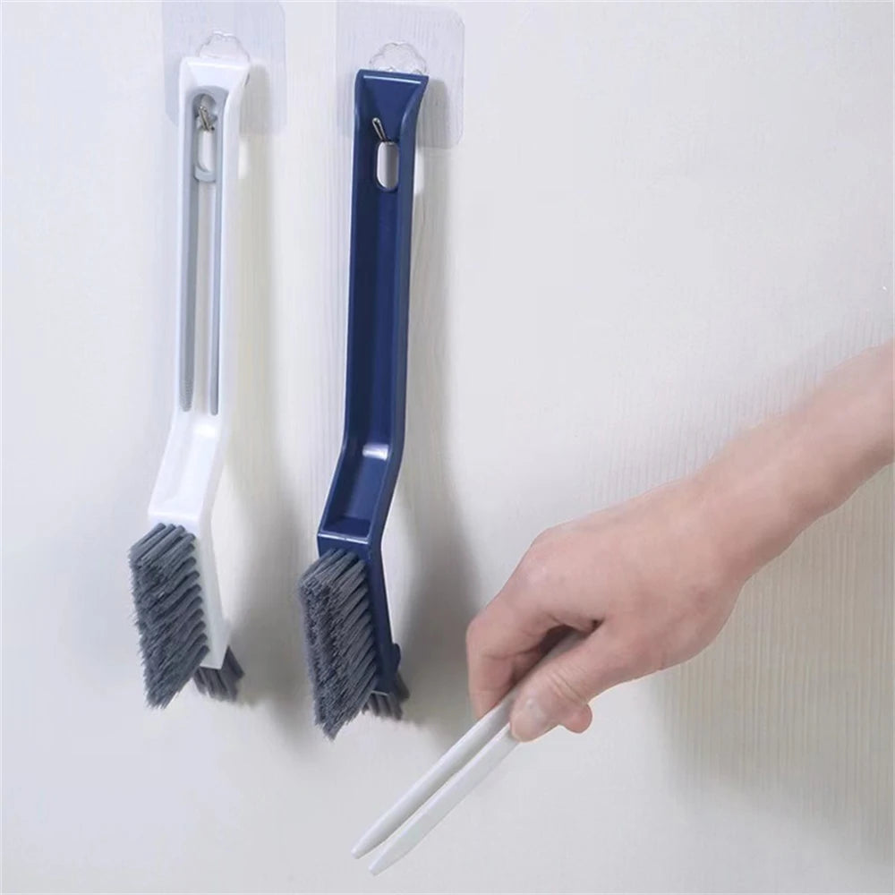 Multipurpose Bathroom Tile Floor Gap Cleaning Brush Window Groove Hand Cleaning Brush Household Wall Corner Kitchen Tool