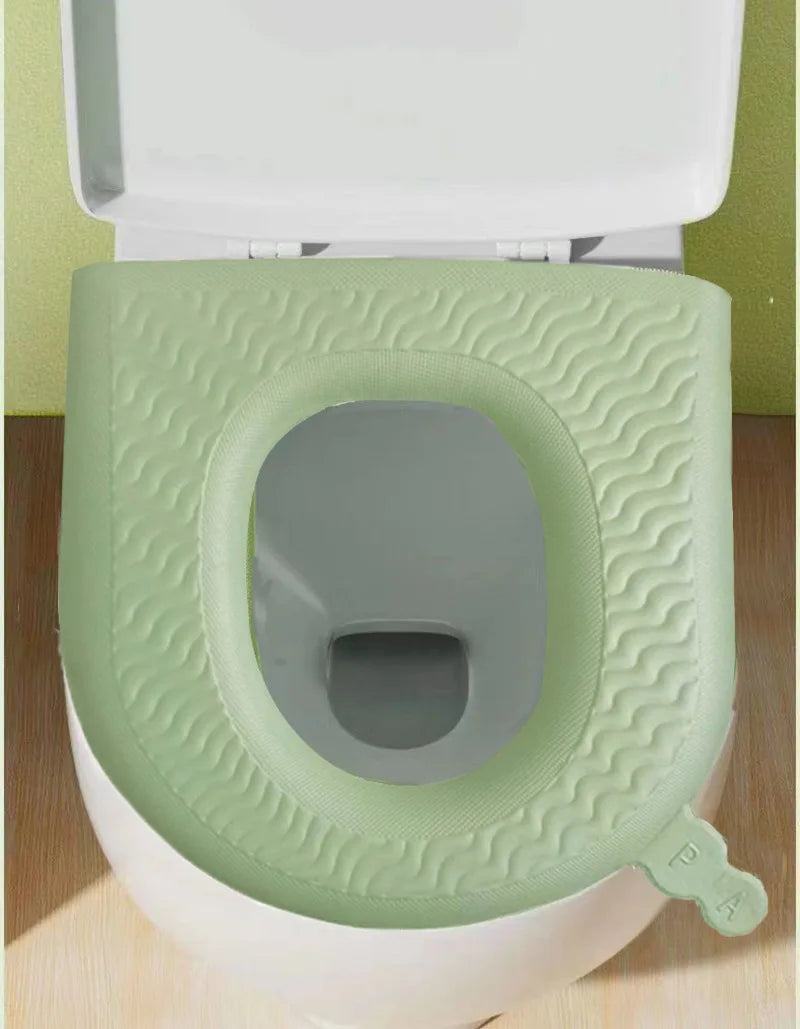 Universal Toilet Seat Macaron Color Four Seasons Closestool Mat Soft Toilet Seat Cushion Bathroom Toilet Accessories EVA