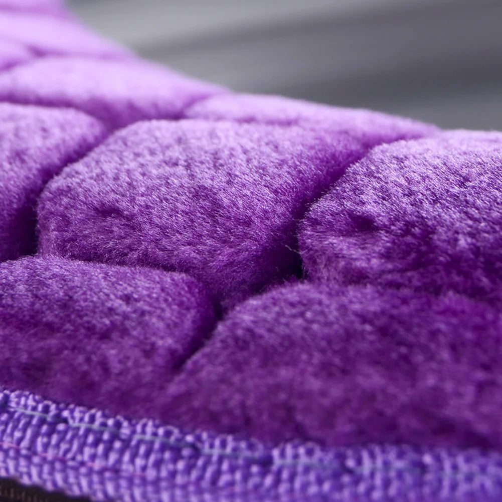 Bathroom Toilet Seat Cover Soft Winter Warm Plush Cushion O-shaped Washable Toilet Lid Cushion Household Supplies 37cm×44cm