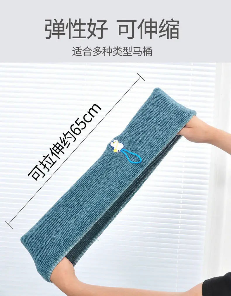 Winter Warm Toilet Seat Cover Mat Bathroom Toilet Pad Cushion with Handle Thicker Soft Washable Closestool Warmer Accessories