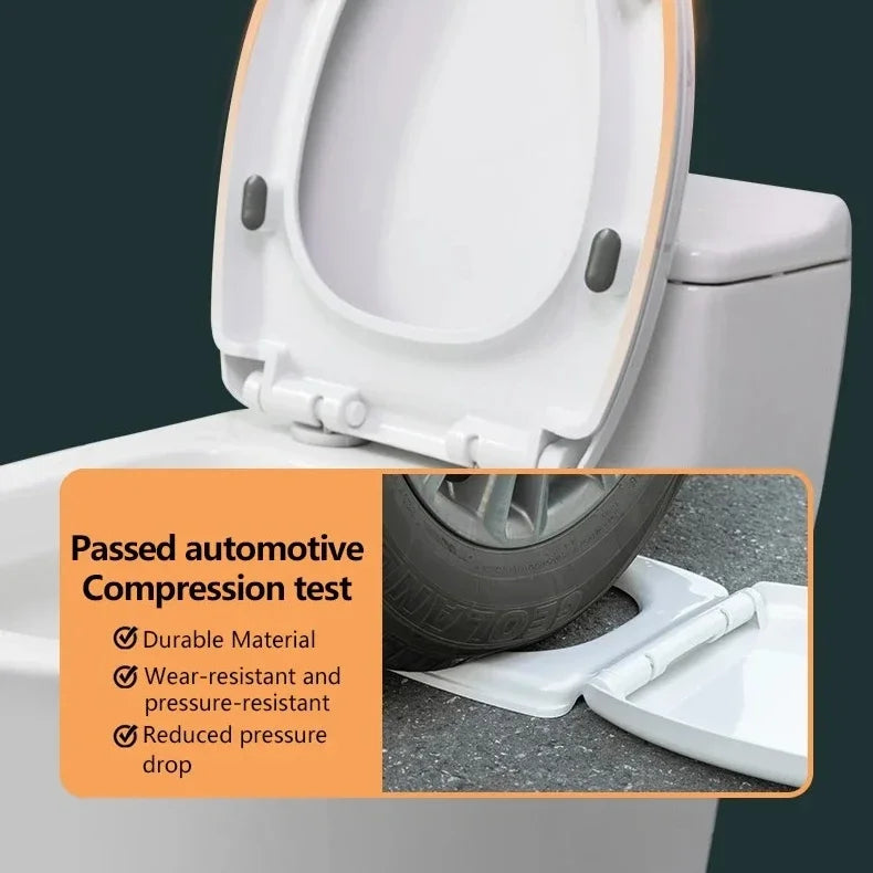 Household Toilet Seats Cover Toilet Accessories Seats Quiet-Close Toilet Lid Toilet Seats Countoured Seats Toilet Hardware