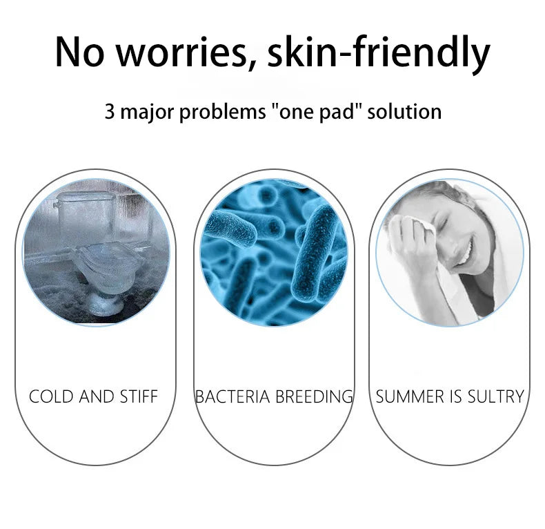 1PC Warm Comfy Toilet Seat Cover Bathroom Toilet Seat Closestool Washable Soft Warmer Mat Cover Pad Cushion Tapa WC Mat F1128