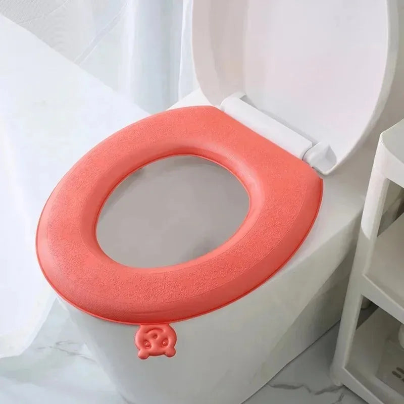 EVA Cushion Accessories Handheld Lift Toilet Seat Cover Thickened Four Seasons Universal Toilet Seat Cushion Paste Type Toilet
