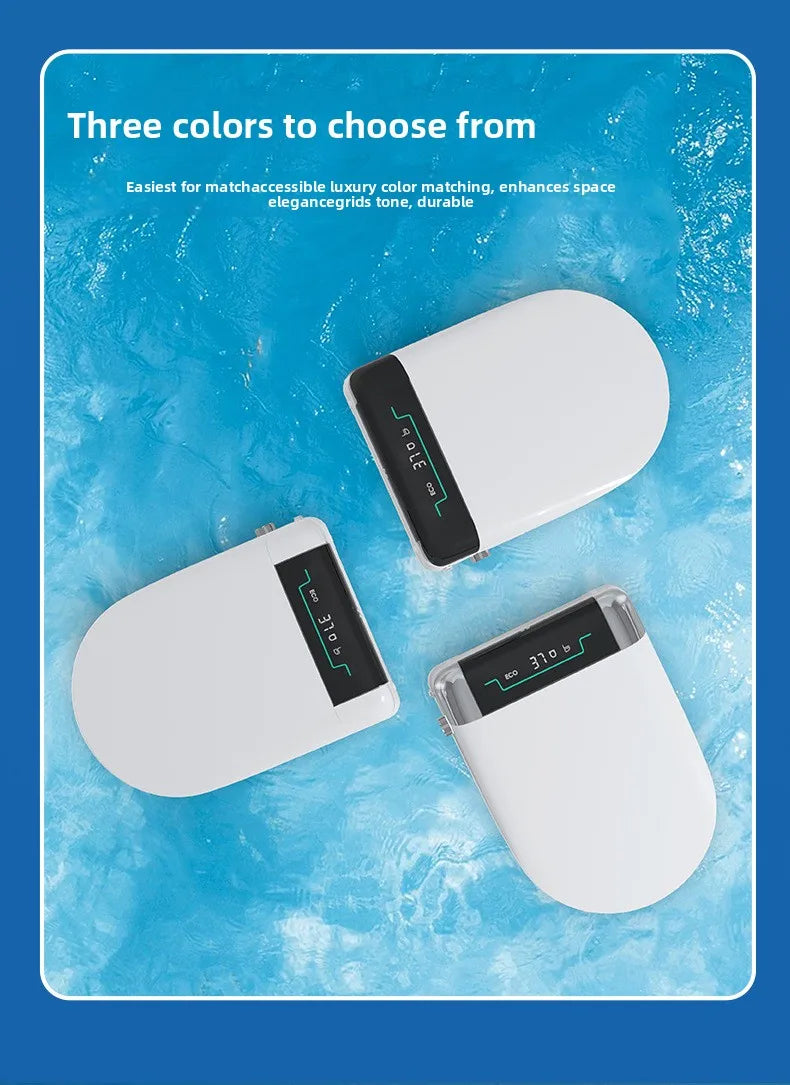 Smart Toilet Seat Cover Auto Flip Heating 110V 220V Bidet Dryer UV Shape for Home