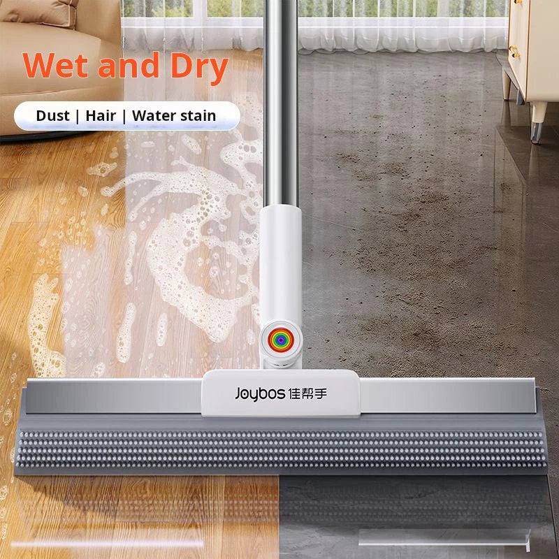 Silicone Scraper 50cm Wiper Floor Mop 360 Complete Household Magic Cleaning Broom Living Room Bathroom Cleaner Brooms Tool