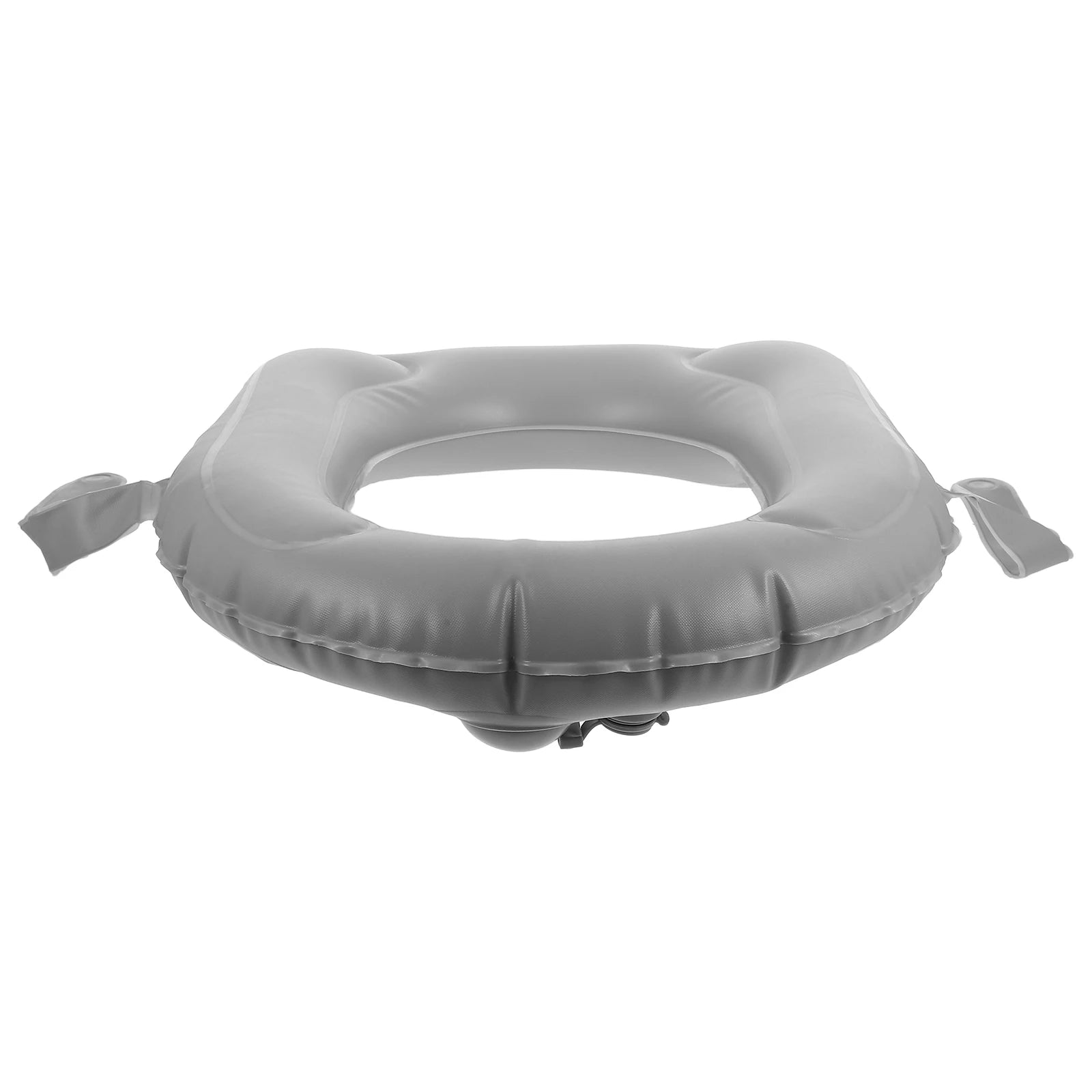 Reusable Raised Inflatable Toilet Seat Cushion Portable Soft Toilet Seat Cushion Cover Pad With Storage Bag For Most Toilets