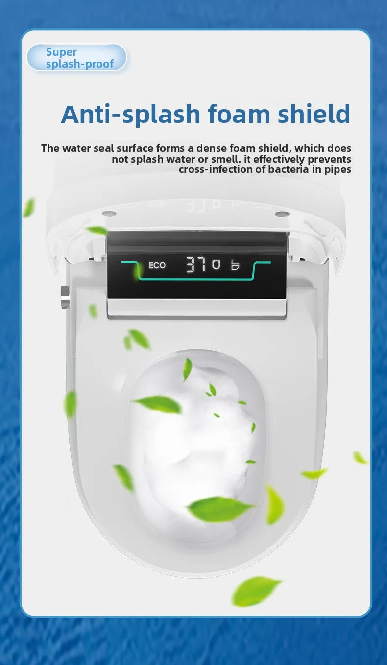 Smart Toilet Seat Cover Auto Flip Heating 110V 220V Bidet Dryer UV Shape for Home