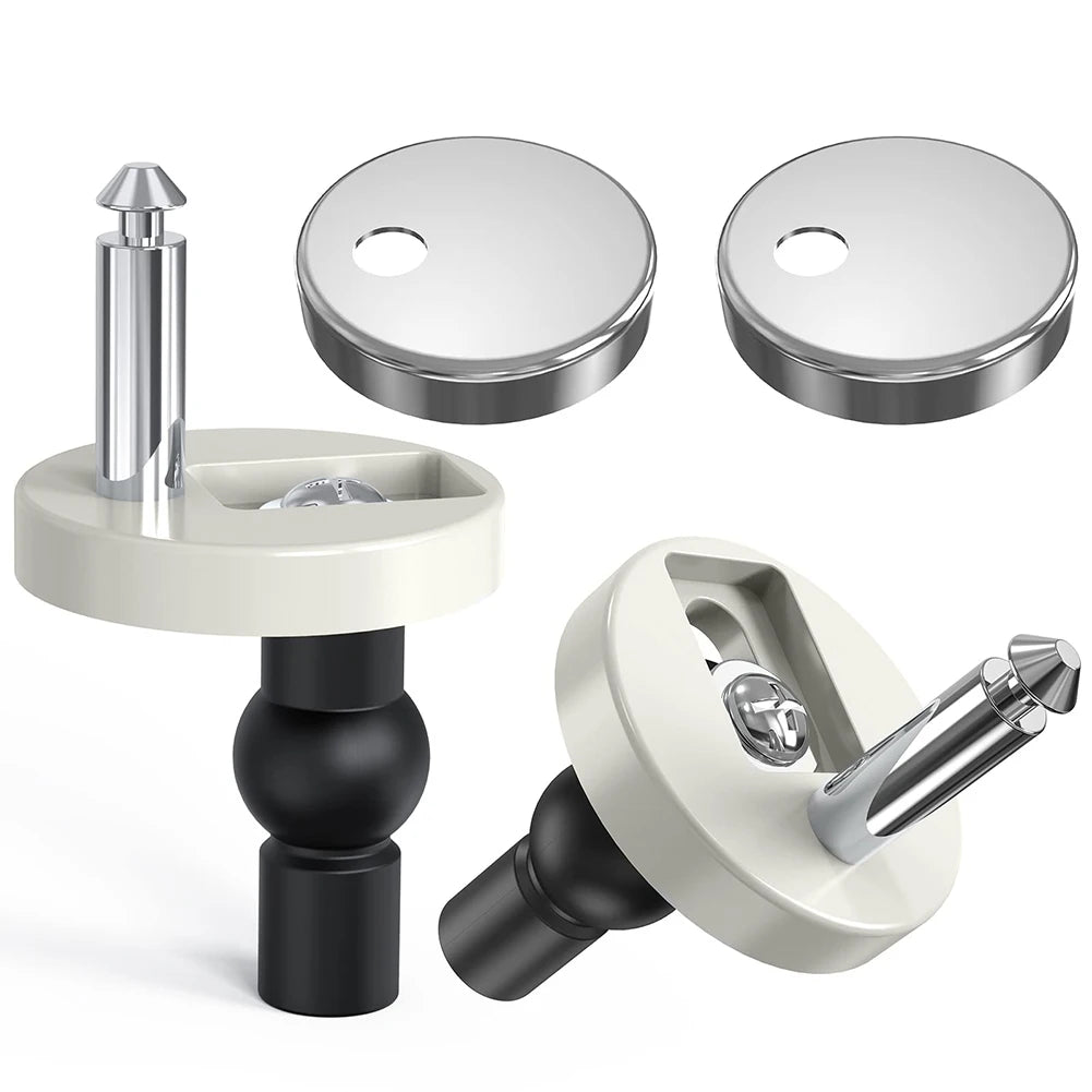 Slow Close O-Shape Toilet Seat Quiet Lid Durable Anti-Bacterial Simple Top Fixing Removable Universal Bathroom Accessories