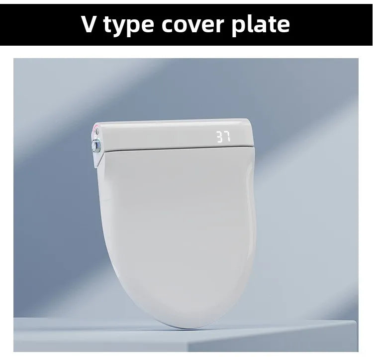 Auto Flip Smart Toilet Seat Cover with Constant Temperature Heating Multi Function Universal Bidet