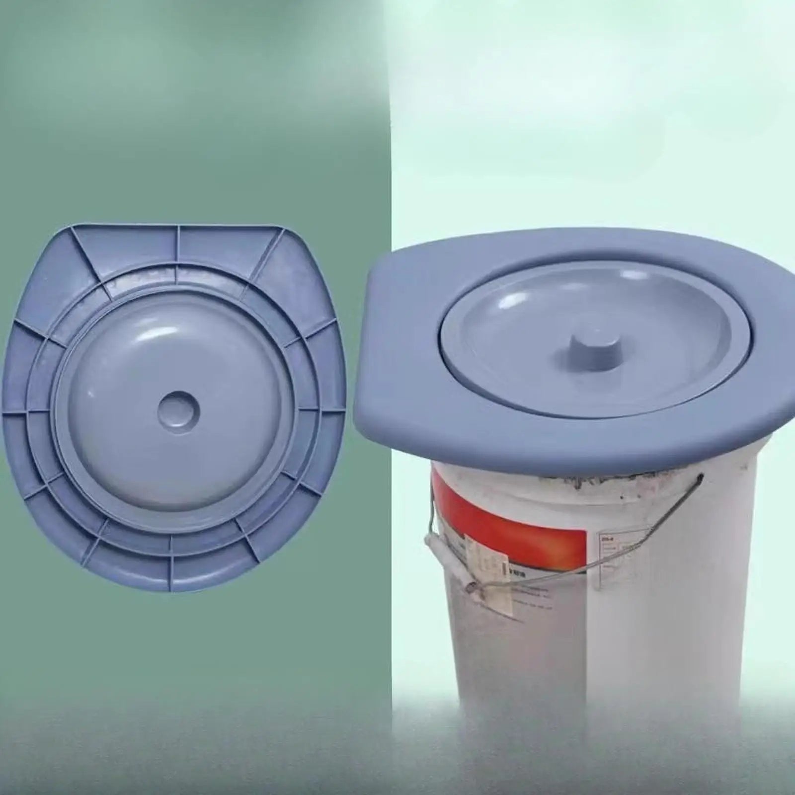 Portable Toilet Seat Bucket Toilet Seat Emergency Home Use Outdoor Toilet Seat Portable Toilet Lid for Indoor Otdoor Buckets