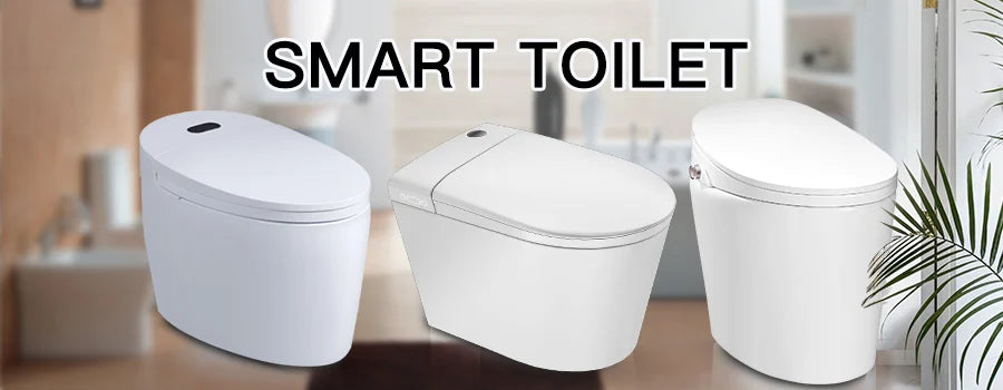 FOHEEL Smart Toilet Seat Bidet Seat Electronic Toilet Seat Air Drying Seat Heating Functions Black Remote Control Square Seat