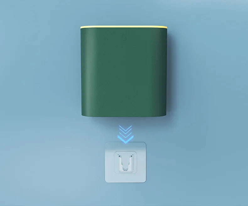 Toilet Brush Water Leak Proof With base Silicone Wc Flat Head Flexible Soft Bristles Brush with Quick Drying Holder Set