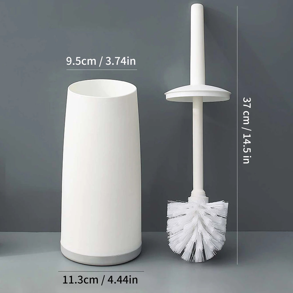 WORTHBUY Plastic Toilet Brush With Standing Base Long Handle Toilet Cleaning Brush For WC Bathroom Accessories Cleaning Tools