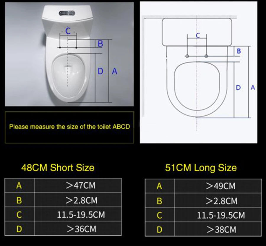 FOHEEL Auto Open Smart Toilets With Heated Bidet Seat Soft Close Toilet Seat