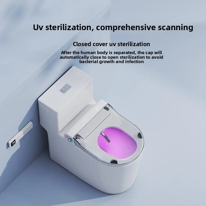 Auto Flip Smart Toilet Seat Cover with Constant Temperature Heating Multi Function Universal Bidet