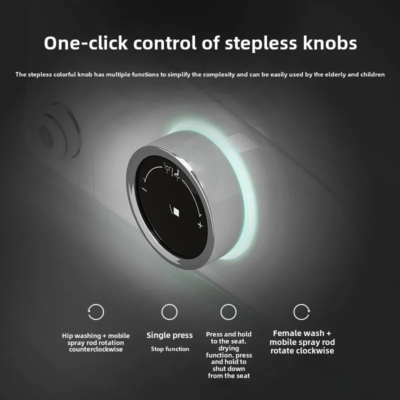 Automatic Intelligent Toilet Seat Cover with Cleaning and Drying Functions 110/220V Fully Automatic Smart Toilet Seat Cover