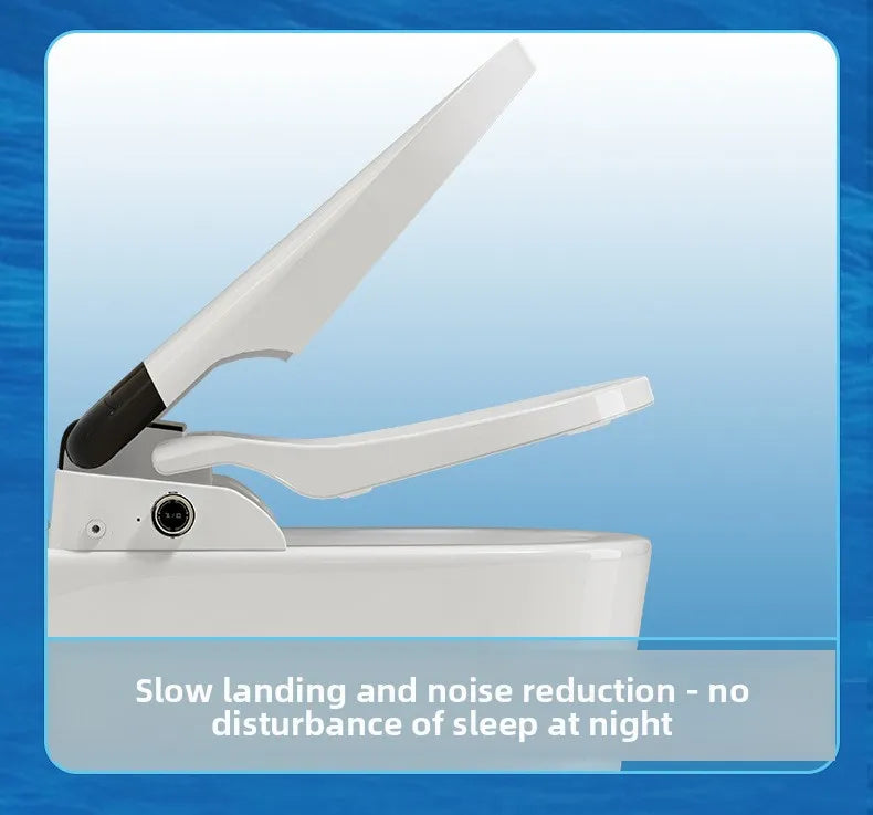 Smart Toilet Seat Cover Auto Flip Heating 110V 220V Bidet Dryer UV Shape for Home