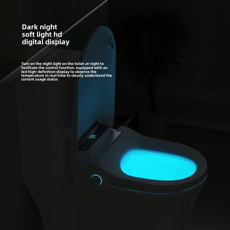 Intelligent Toilet Seat Cover with Electric Flush, Drying, Massage, Full-automatic, Instant-heating for Household Use