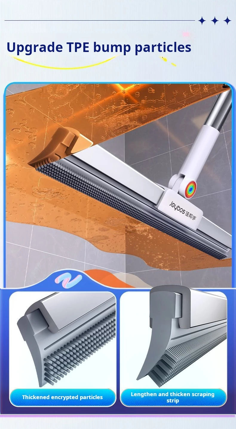 Silicone Scraper 50cm Wiper Floor Mop 360 Complete Household Magic Cleaning Broom Living Room Bathroom Cleaner Brooms Tool