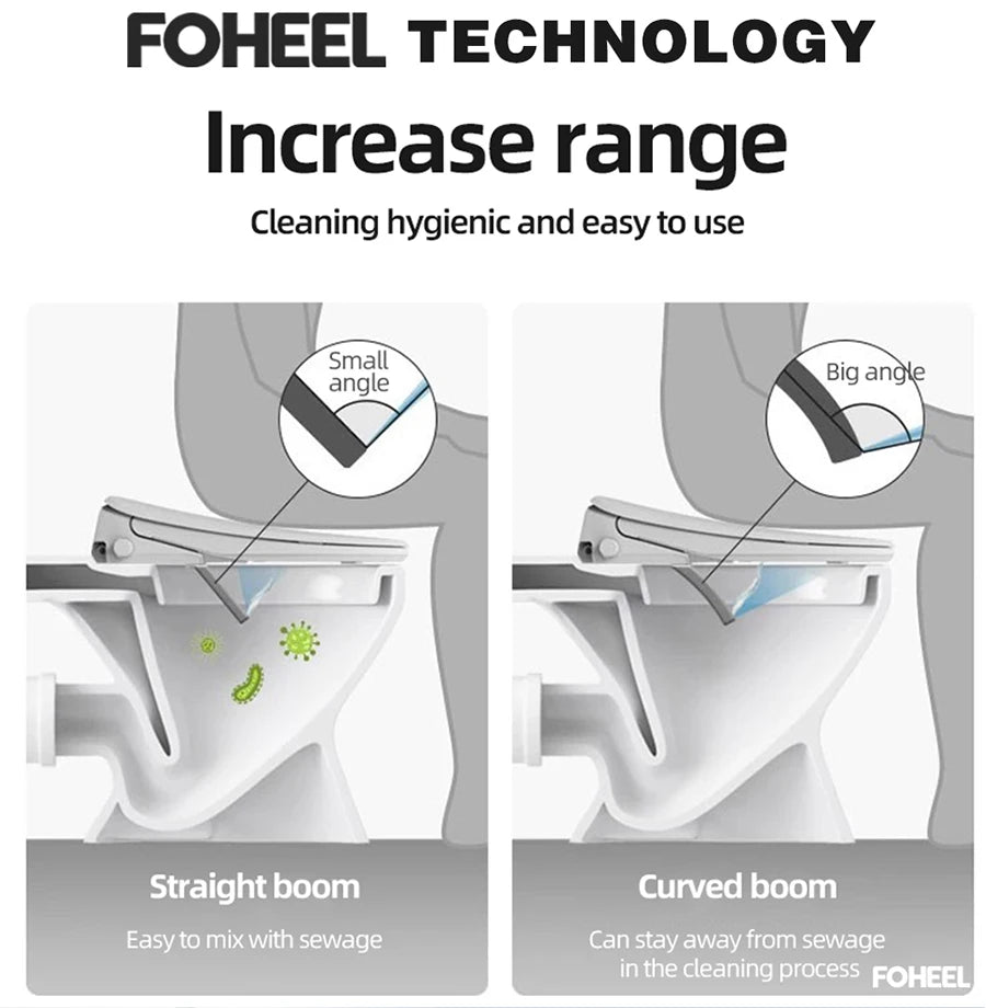 FOHEEL Auto Open Smart Toilets With Heated Bidet Seat Soft Close Toilet Seat