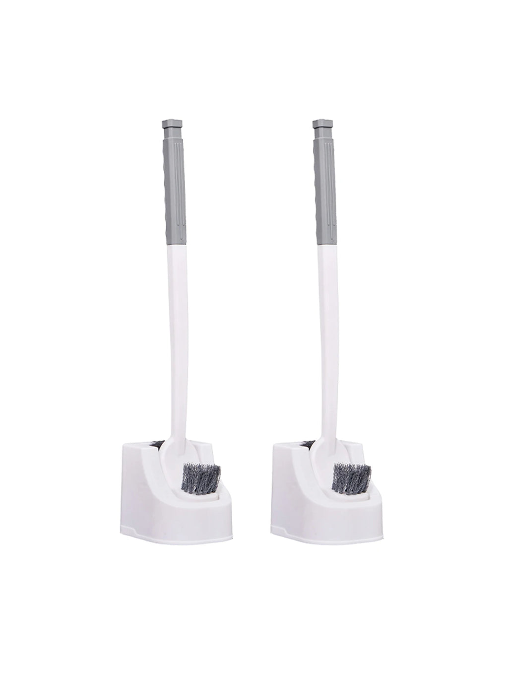 1/2pcs Household Toilet Brush With No Dead Corners No Punching In The Bathroom Wall Mounted Cleaning Brush Set With Base Durable