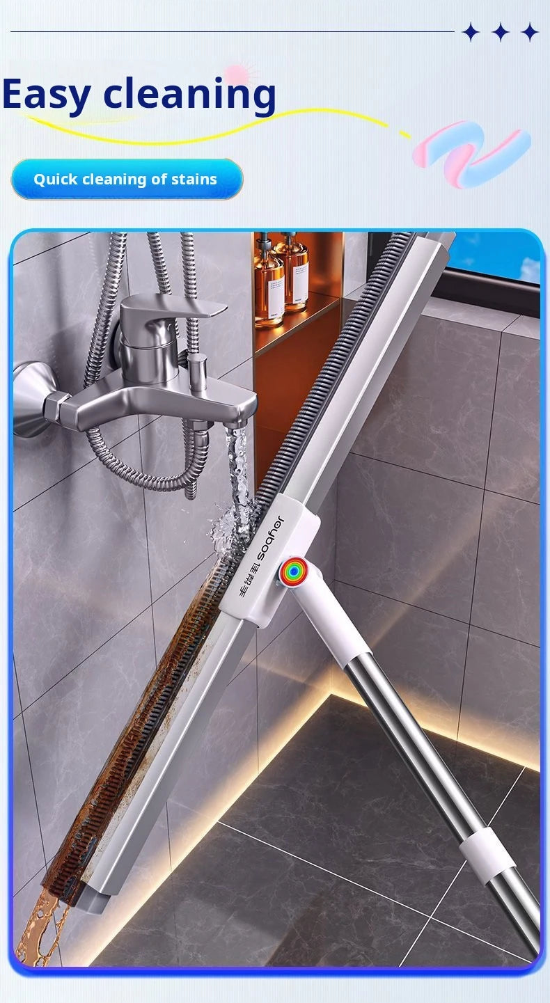 Silicone Scraper 50cm Wiper Floor Mop 360 Complete Household Magic Cleaning Broom Living Room Bathroom Cleaner Brooms Tool