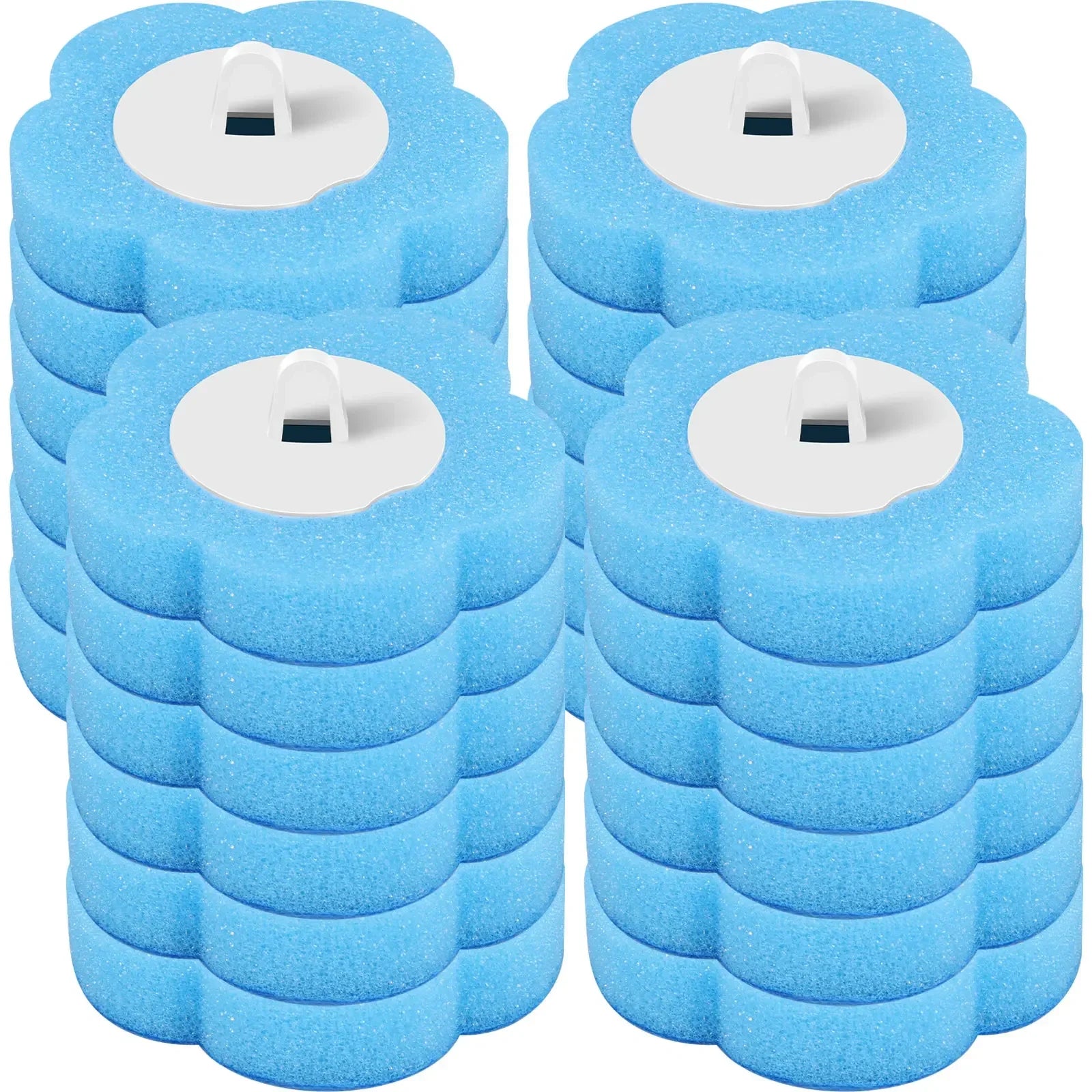 Disposable Toilet Brush Kit Wall-Mounted Bathroom Long Handle Cleaning Tool with Toilet Brush Refill  Accessories Cleaning