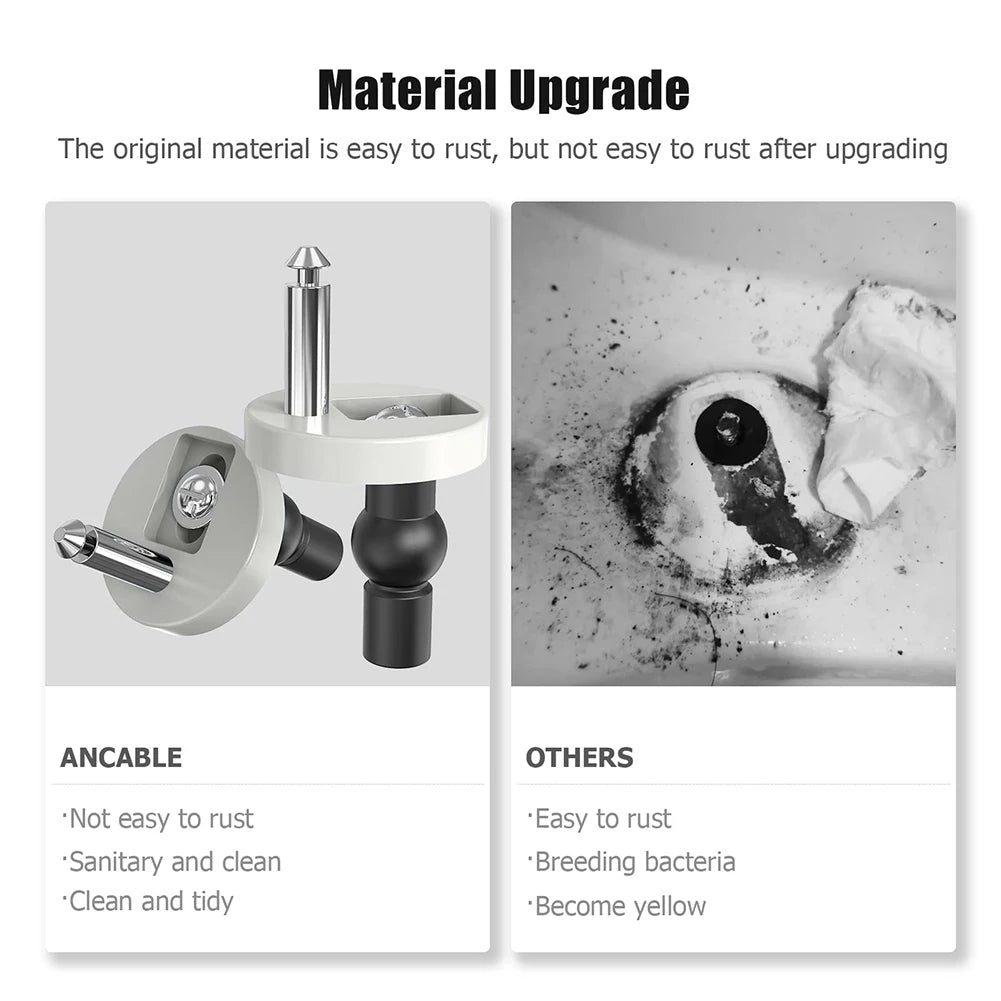 Slow Close O-Shape Toilet Seat Quiet Lid Durable Anti-Bacterial Simple Top Fixing Removable Universal Bathroom Accessories