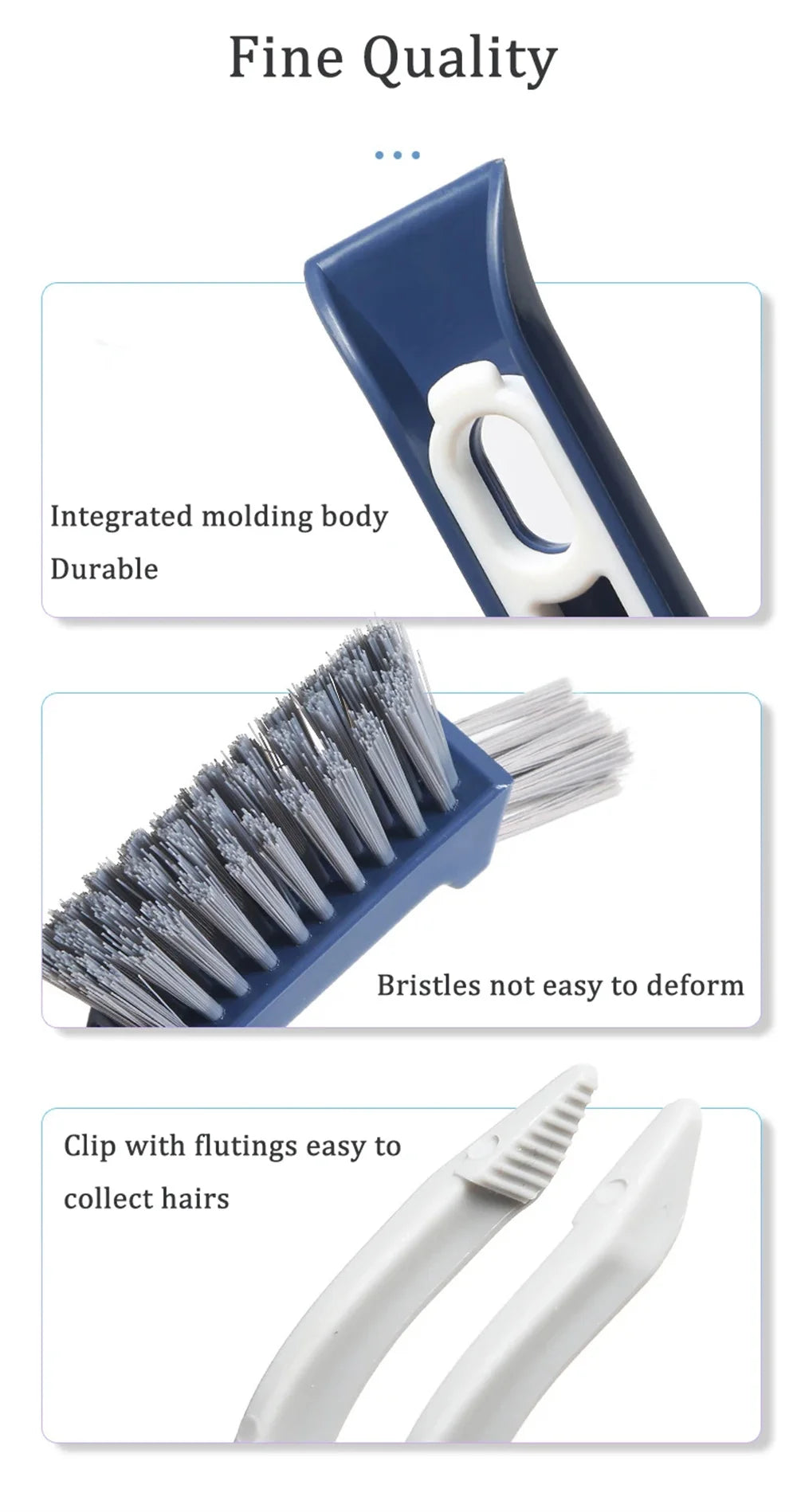 Multipurpose Bathroom Tile Floor Gap Cleaning Brush Window Groove Hand Cleaning Brush Household Wall Corner Kitchen Tool
