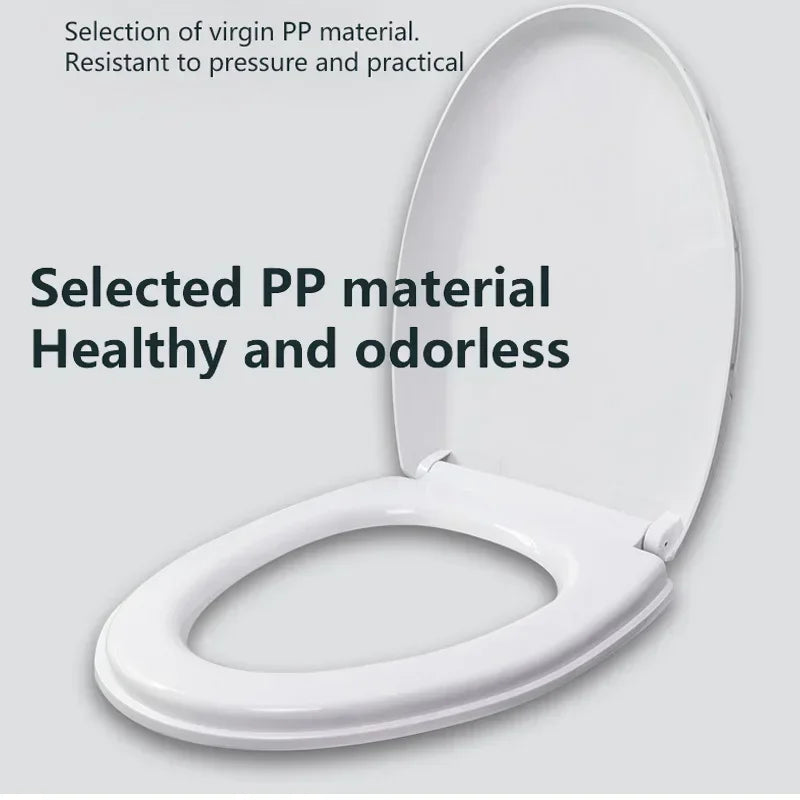 Household Toilet Seats Cover Toilet Accessories Seats Quiet-Close Toilet Lid Toilet Seats Countoured Seats Toilet Hardware