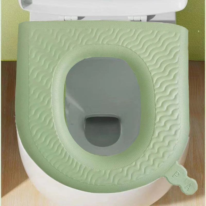 Universal Toilet Seat Macaron Color Four Seasons Closestool Mat Soft Toilet Seat Cushion Bathroom Toilet Accessories EVA