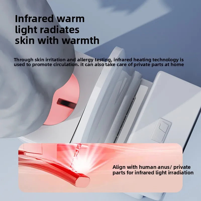 Auto Flip Smart Toilet Seat Cover with Constant Temperature Heating Multi Function Universal Bidet
