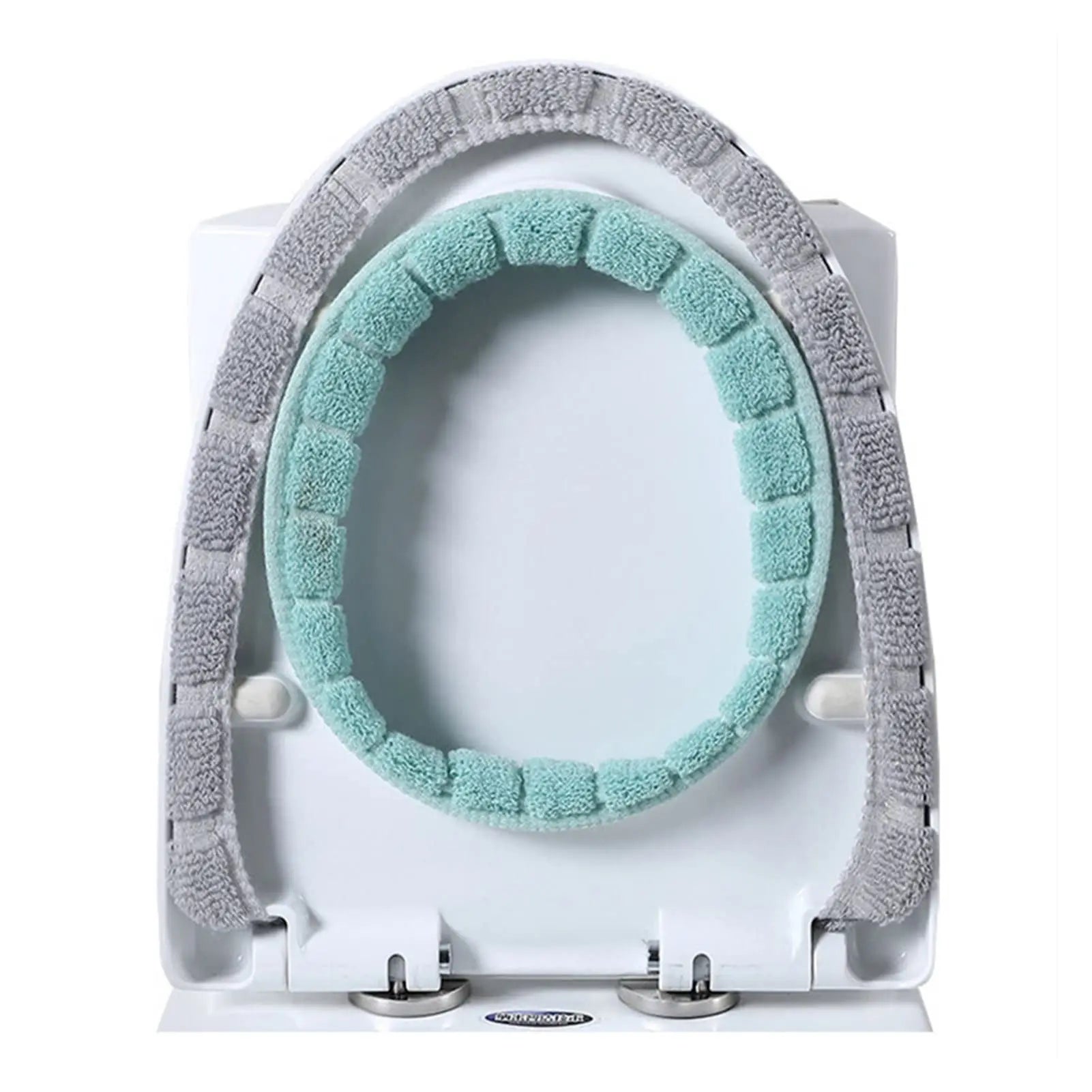 4/1 Pieces Toilet Seat Pad Toilet Seat Covers with Handle Soft Bathroom Toilet Lid Cover Cushion Thicker Stretchable Washable