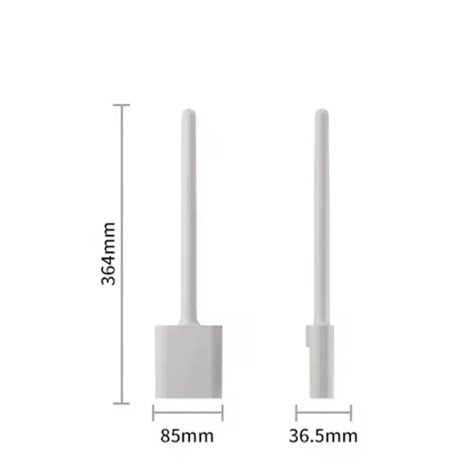 Light luxury Silicone Toilet Brush with Long Handle Flexible Cleane MINI Bathroom Brush Quick Drying Holder Bathroom Accessories