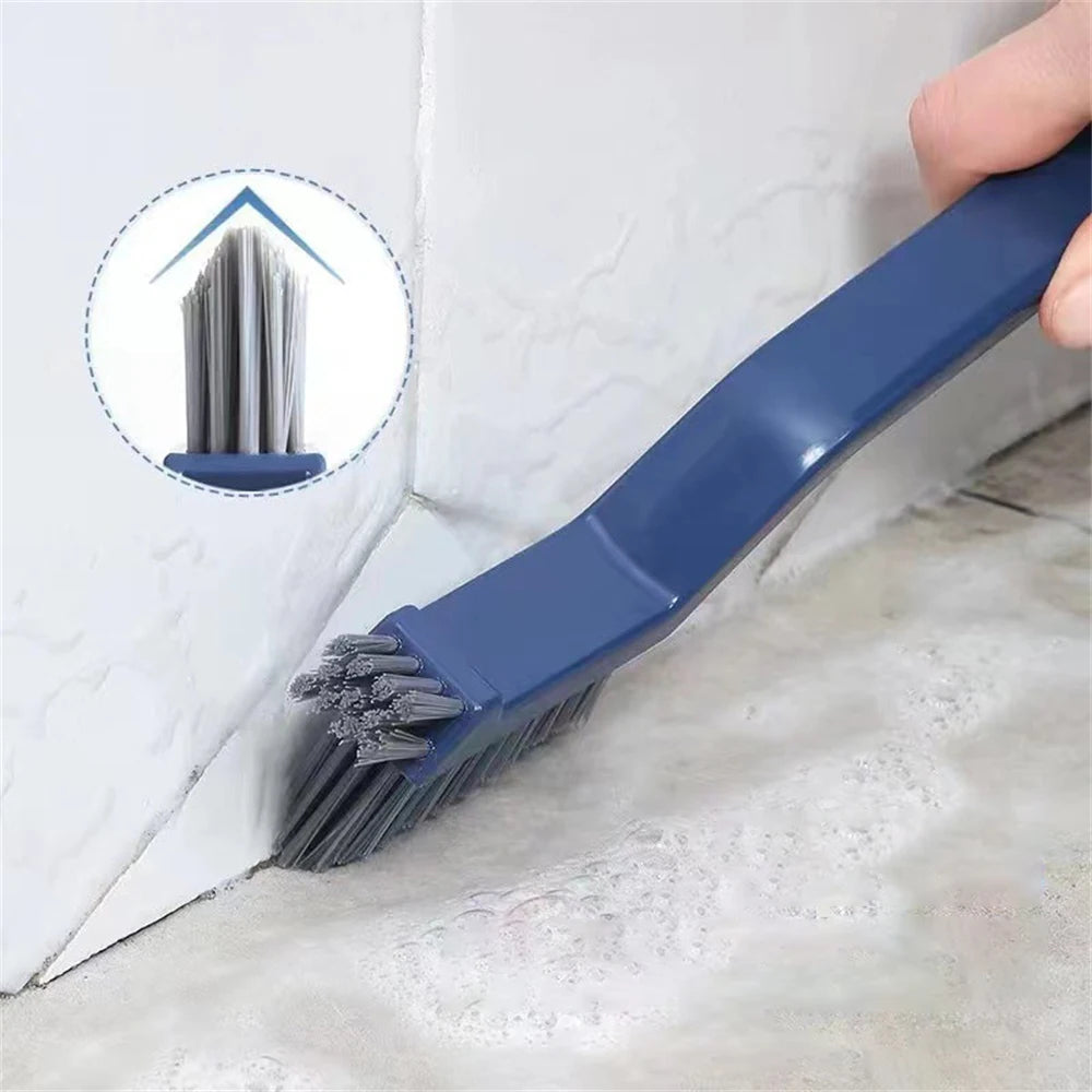 Multipurpose Bathroom Tile Floor Gap Cleaning Brush Window Groove Hand Cleaning Brush Household Wall Corner Kitchen Tool