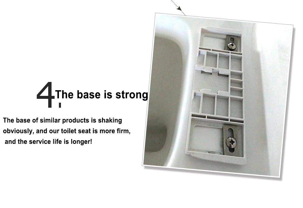 Bidet Toilet Seat Personal Hygiene Adjustable Spray Bidet Seat for Elongated Toilets Nozzle Cold Water Toilet Lid WC