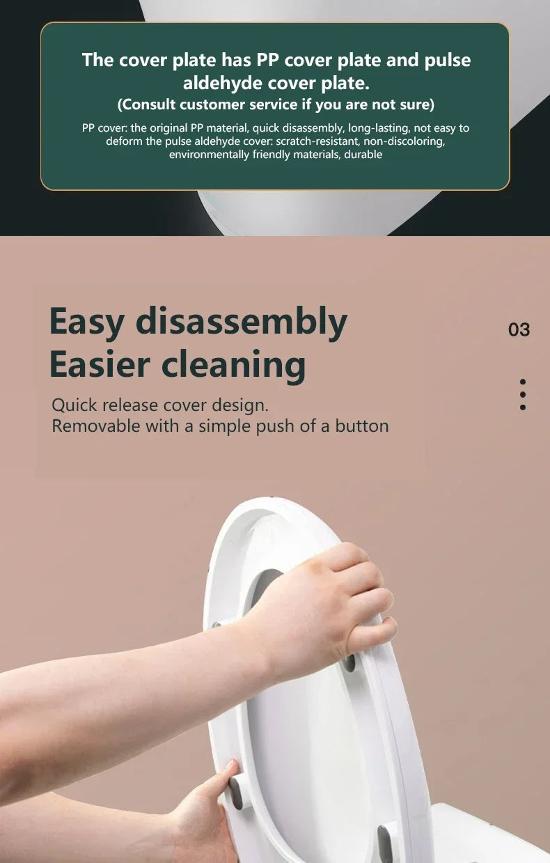 Household Toilet Seats Cover Toilet Accessories Seats Quiet-Close Toilet Lid Toilet Seats Countoured Seats Toilet Hardware