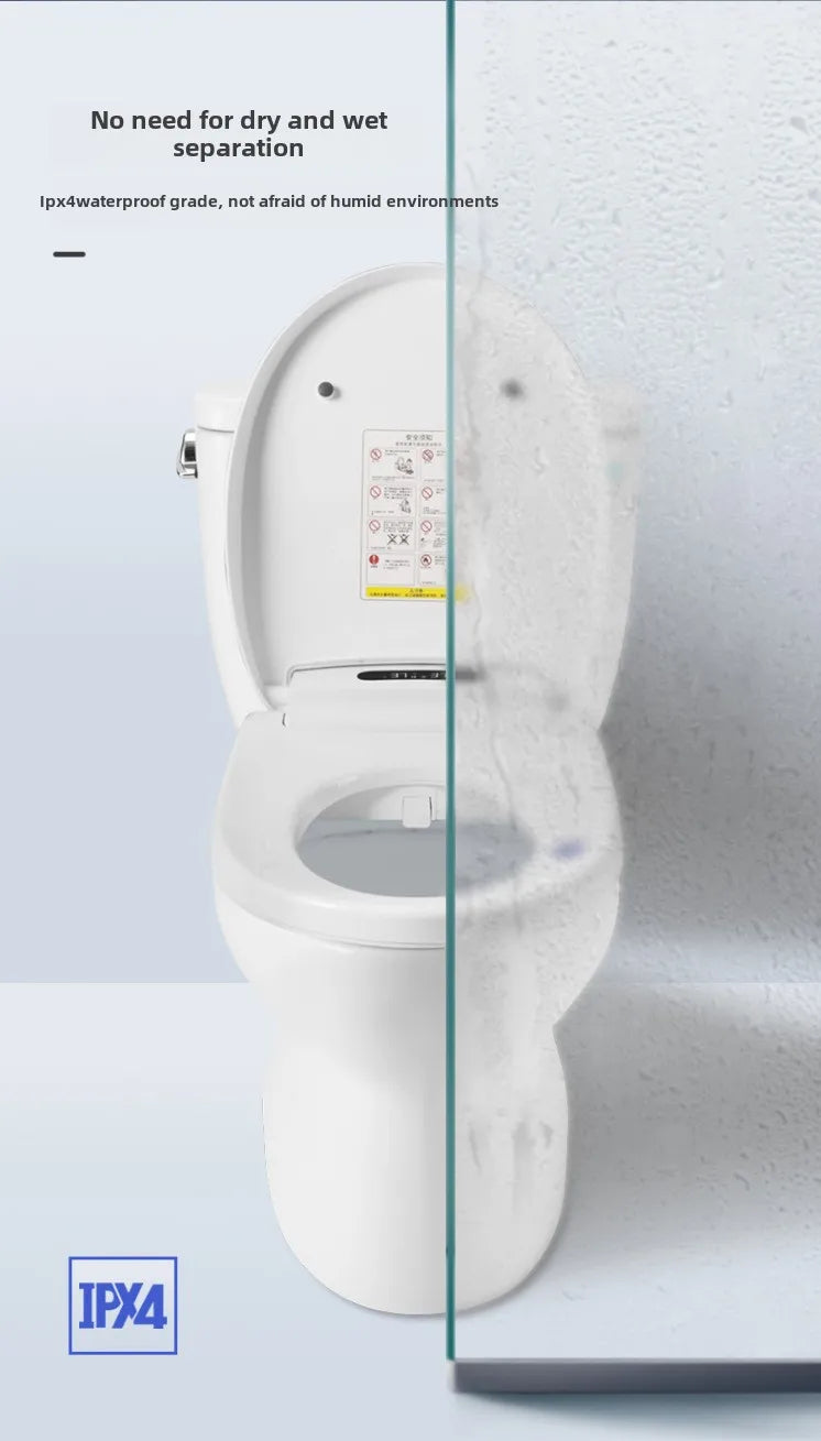 Self-Cleaning Smart Toilet Seat Cover with Remote Control and Water Pressure Limitation-Free