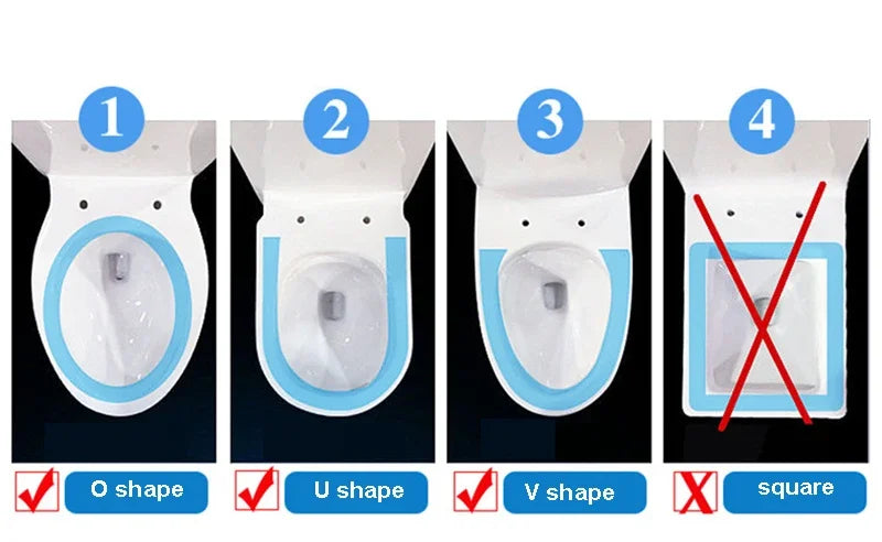 Beautiful Resin Toilet Seat Cover Stainless Steel Slow Down Toilet Cover Mute Thickened U/V/O Universal tapa de baño wc