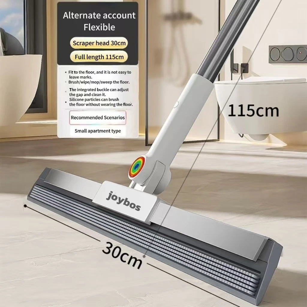 Silicone Scraper 50cm Wiper Floor Mop 360 Complete Household Magic Cleaning Broom Living Room Bathroom Cleaner Brooms Tool
