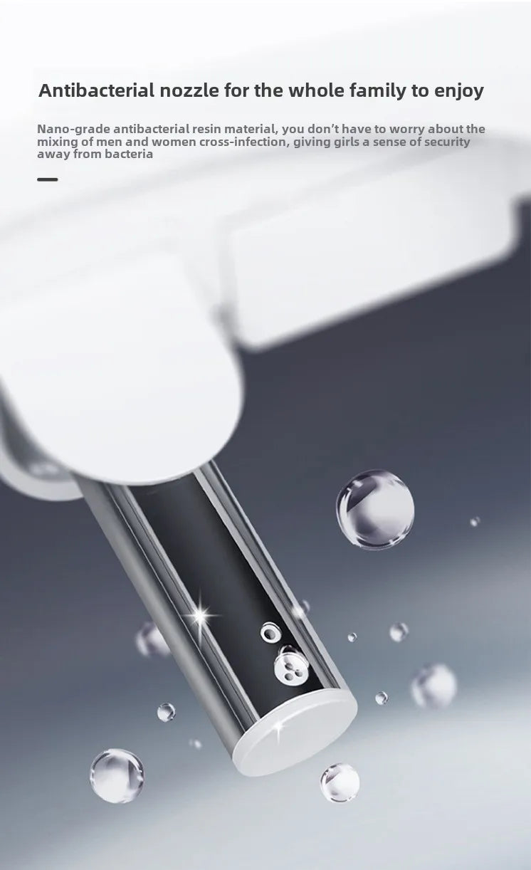 Self-Cleaning Smart Toilet Seat Cover with Remote Control and Water Pressure Limitation-Free