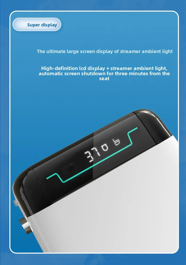 Smart Toilet Seat Cover Auto Flip Heating 110V 220V Bidet Dryer UV Shape for Home