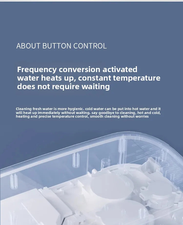 Auto Flip Smart Toilet Seat Cover with Constant Temperature Heating Multi Function Universal Bidet