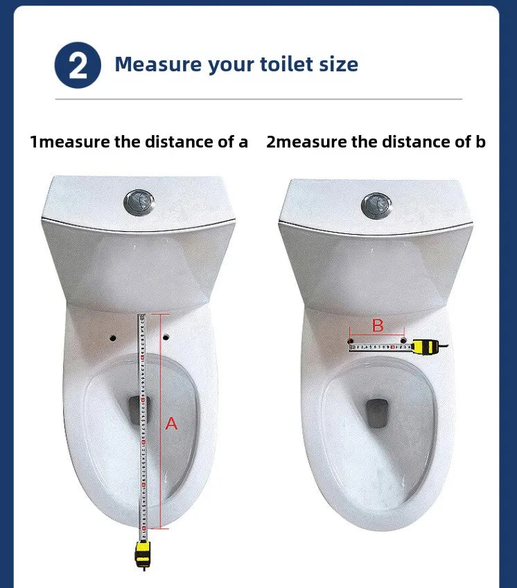 Self-Cleaning Smart Toilet Seat Cover with Remote Control and Water Pressure Limitation-Free