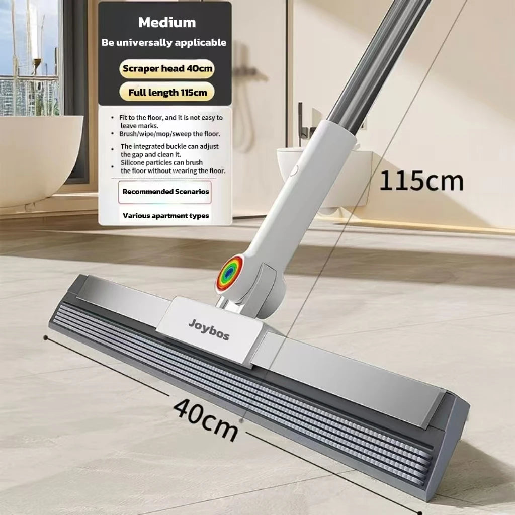 Silicone Scraper 50cm Wiper Floor Mop 360 Complete Household Magic Cleaning Broom Living Room Bathroom Cleaner Brooms Tool